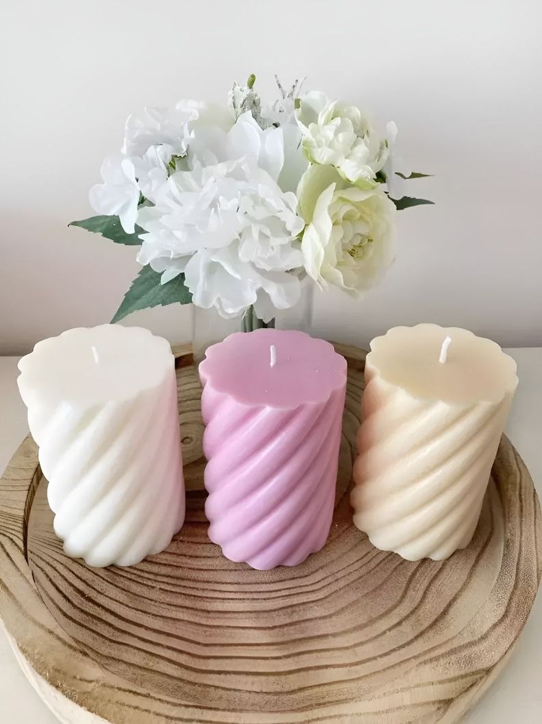 Moldes Para Hacer Velas Molde Para Velas Cilindro Espiral 3d-1
