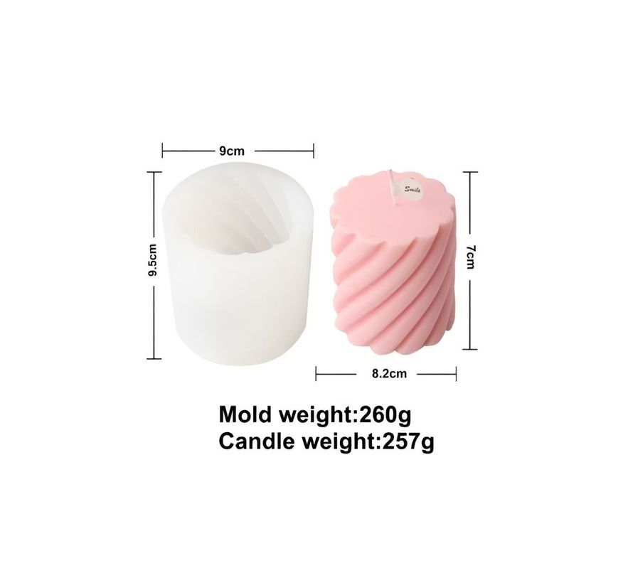 Moldes Para Hacer Velas Molde Para Velas Cilindro Espiral 3d-2