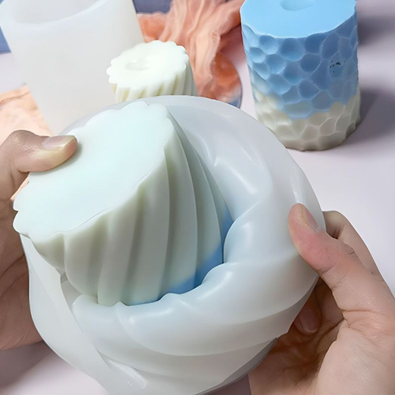 Moldes Para Hacer Velas Molde Para Velas Cilindro Espiral 3d-3
