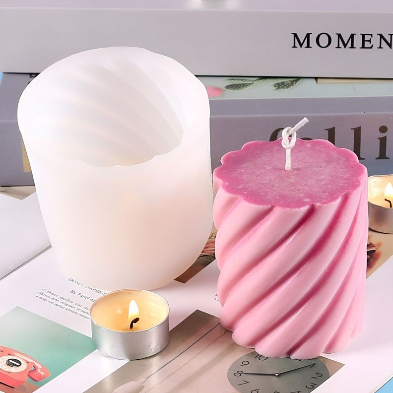 Moldes Para Hacer Velas Molde Para Velas Cilindro Espiral 3d-6