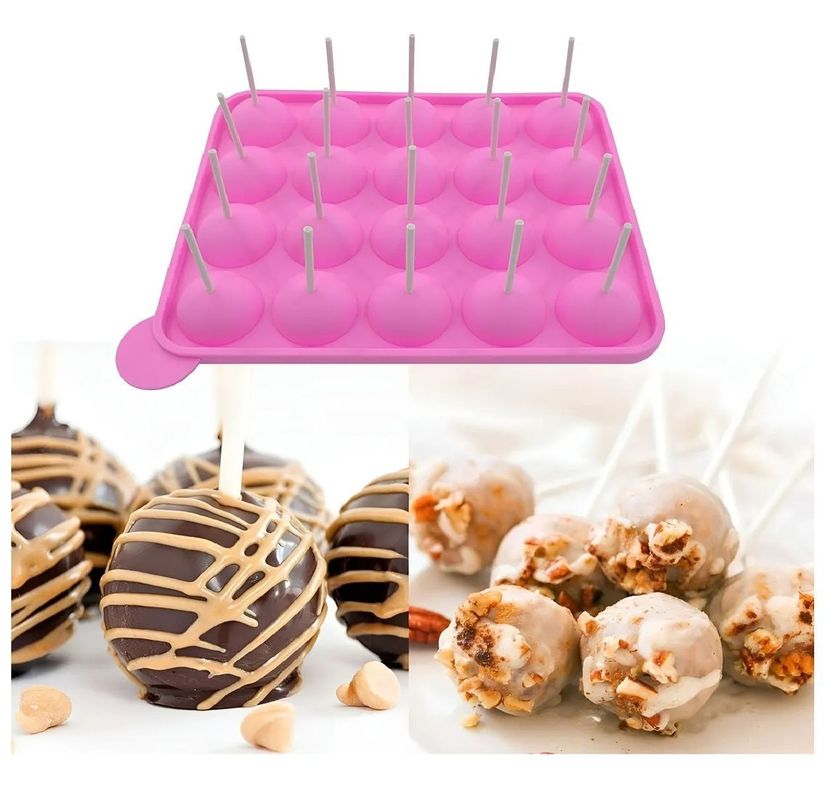Moldes Silicona Queque Moldes Reposteria Cake Pops 20cav-3