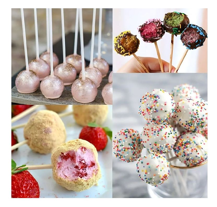 Moldes Silicona Queque Moldes Reposteria Cake Pops 20cav-5