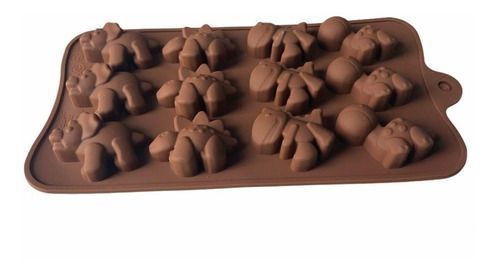 Pack X4 Moldes De Chocolate Dino Molde Chocolate Dinosaurios-2