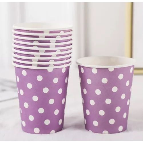 10 Vasos Desechables Decoración Cumpleaños Morado-3