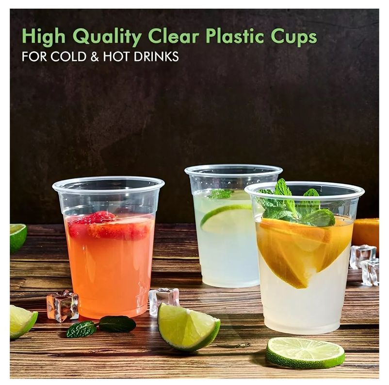 50 Vasos Plasticos Desechables Vasos Para Bebidas 13oz 400ml-2