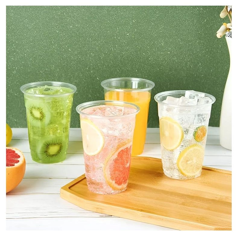 50 Vasos Plasticos Desechables Vasos Para Bebidas 13oz 400ml-5