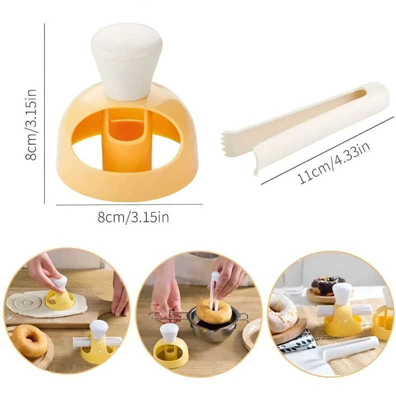 Moldes Reposteria Molde Donuts Molde Cortador De Donas 8cm-2