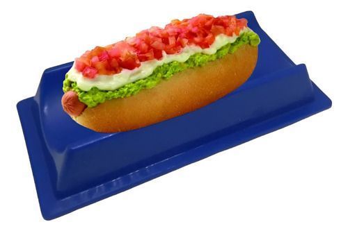 X5 Porta Completos Plástico Completero Reutilizable Hot Dog -1