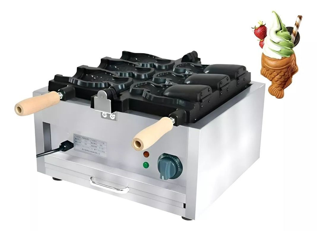 Wafle Wafflera Pez Taiyaki Waffle Uso Maquina Para Waffles-0