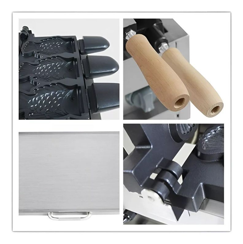 Wafle Wafflera Pez Taiyaki Waffle Uso Maquina Para Waffles-1