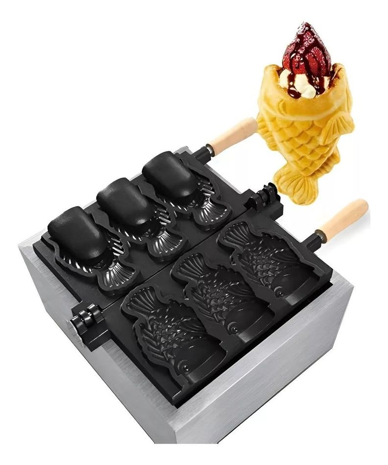 Wafle Wafflera Pez Taiyaki Waffle Uso Maquina Para Waffles-2