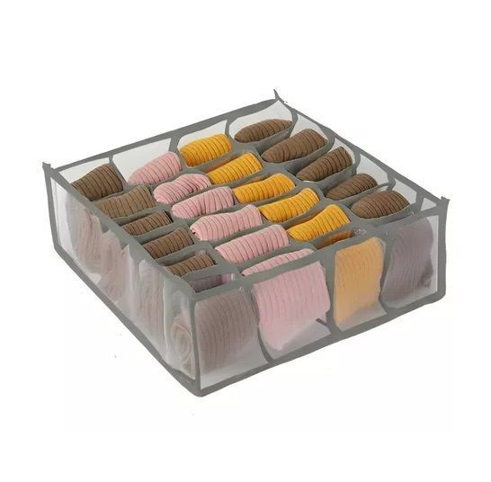 Pack X2 Organizador De Calcetines Separador Cajones 24 Cavid-0