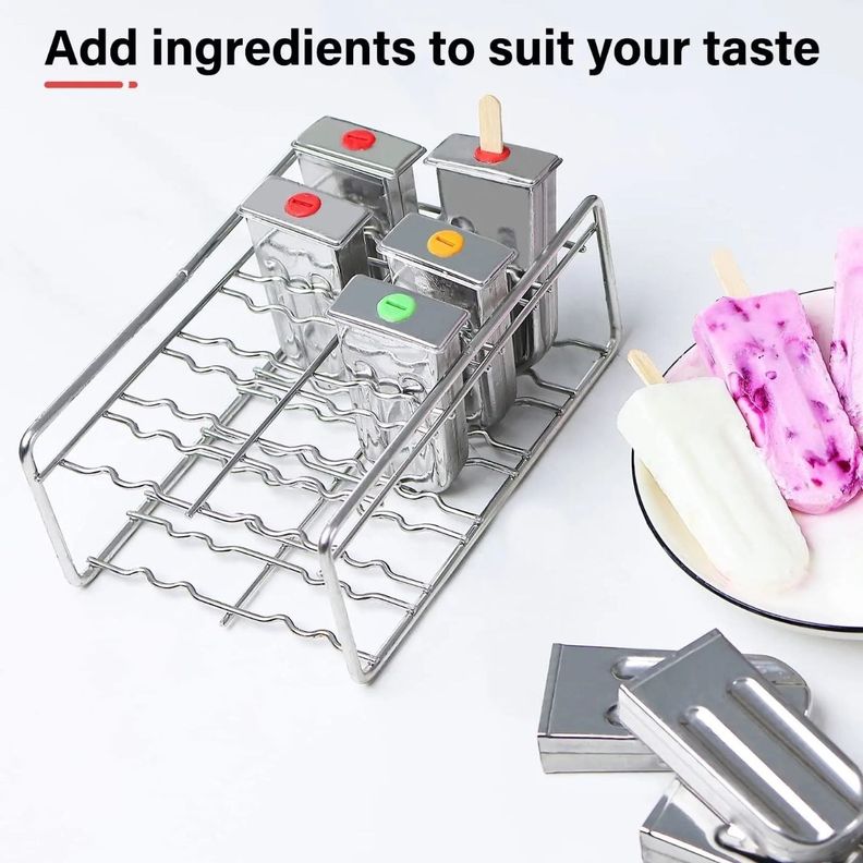 Molde Helados Moldes Reposteria Molde Helado Paletas 10cav-7