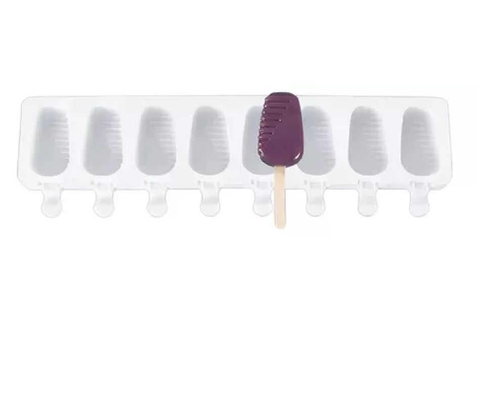 X2 Moldes De Silicona Para Helados Molde Helado Paletas 8cav-1
