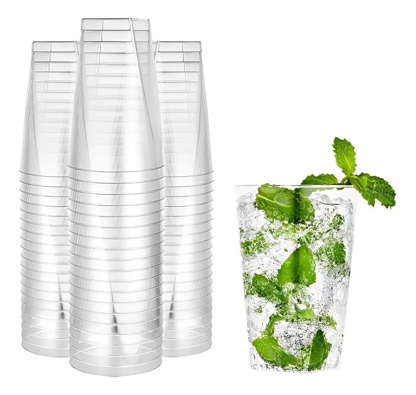 Pack X100 Vasos Plasticos Pocillos Para Postres Vasos 200ml-0
