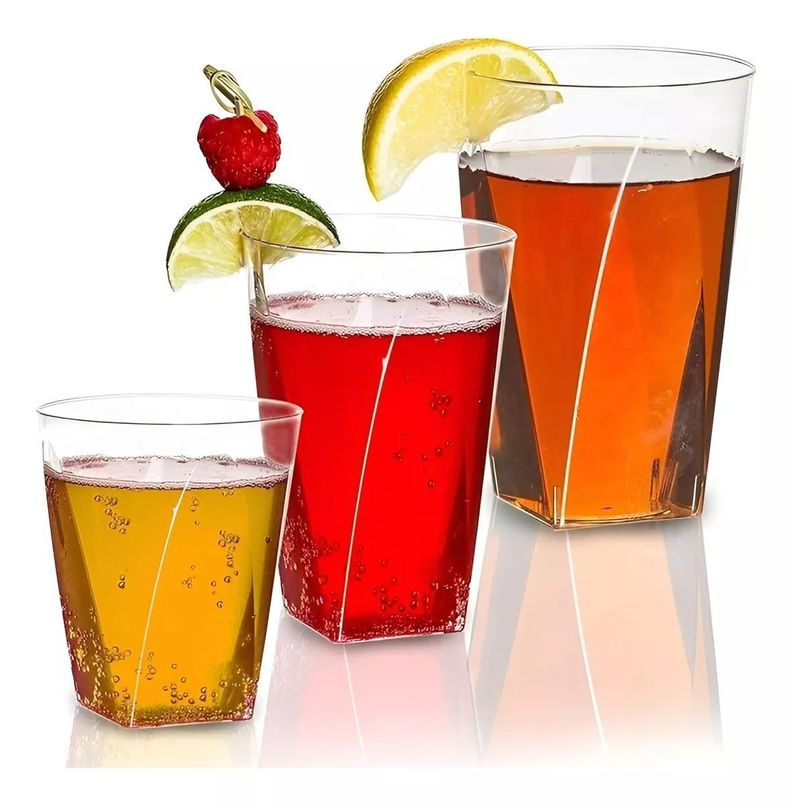 Pack X100 Vasos Plasticos Pocillos Para Postres Vasos 200ml-2