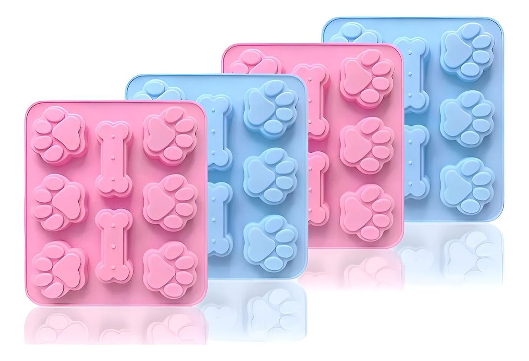 Set X4 Moldes Silicona Reposteria Chocolate Mascotas 8cavi Moldes De Silicona Para Helados Moldes Si