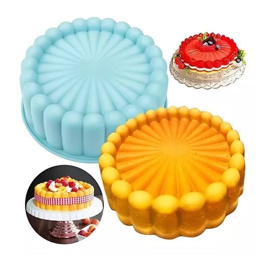 Moldes Reposteria Molde Torta Molde Queque Flor Sol 19x6cm-0