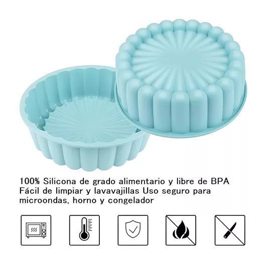Moldes Reposteria Molde Torta Molde Queque Flor Sol 19x6cm-2