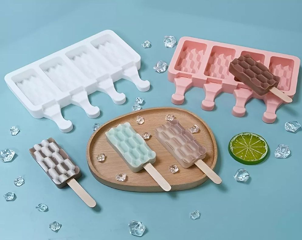 Moldes De Silicona Reposteria Molde Helados Molde Ladrillo-3