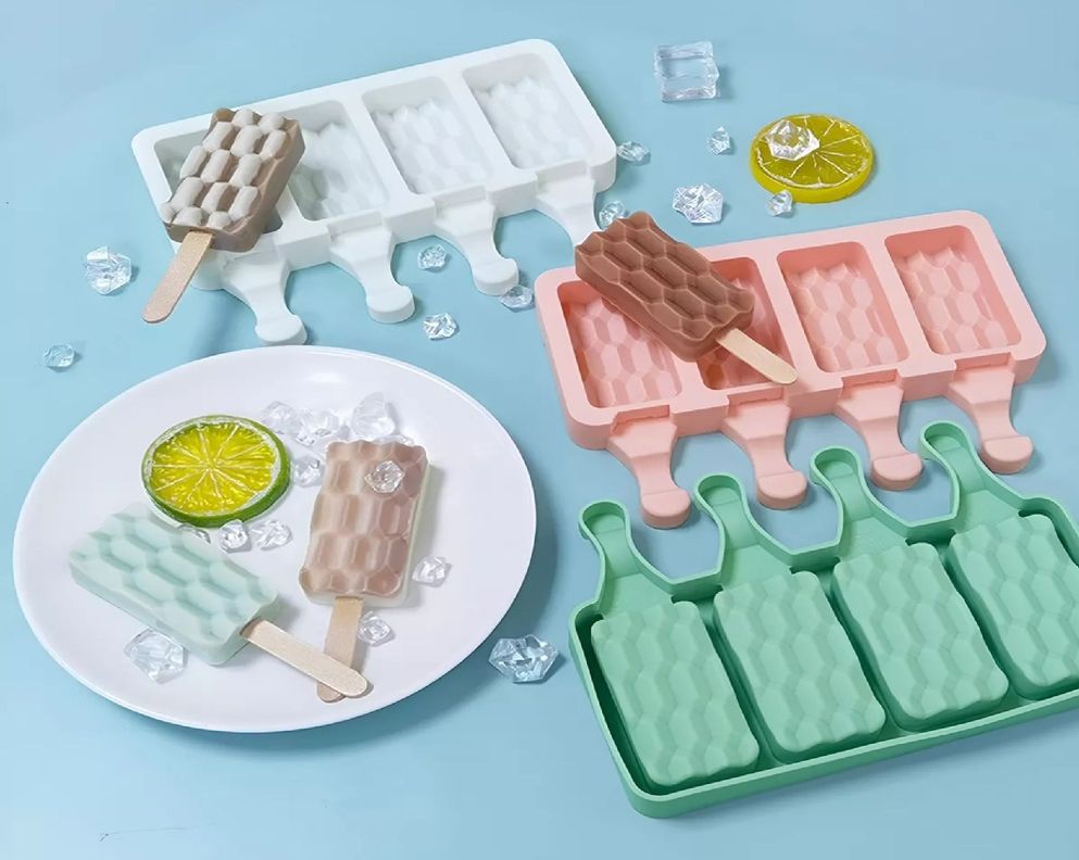 Moldes De Silicona Reposteria Molde Helados Molde Ladrillo-4