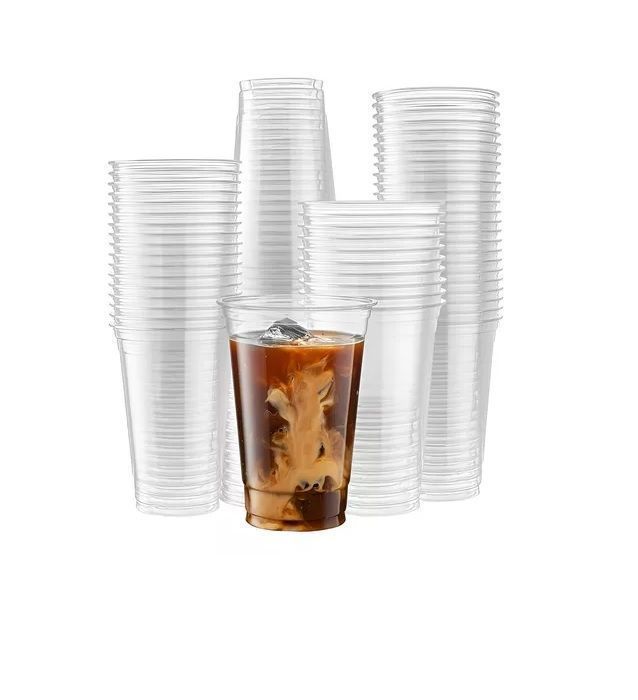 50 Vaso Plastico Desechable Vasos Transparentes 16oz 500ml-2