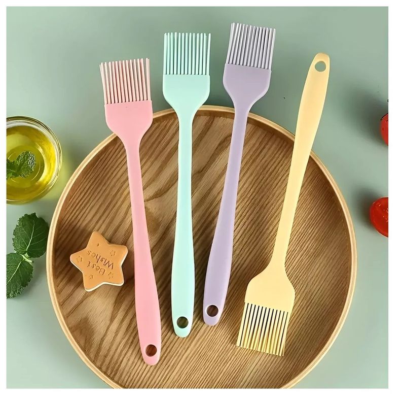 Brochas De Silicona Reposteria Utensilios Cocina Pincel 26cm-4
