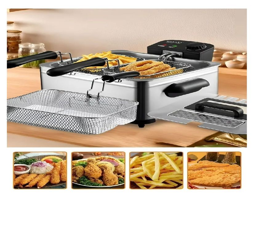 Freidoras Electricas Freidora De Aceite Freidora Papas 5.0l-6