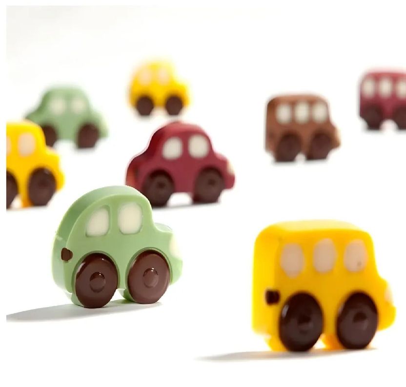 Moldes Policarbonato Molde Para Chocolate Molde Autos 24 Cav-4