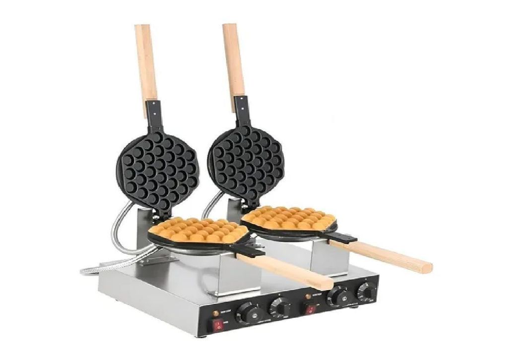 Waflera Doble Wuafleras Wafleras Con Formas Waffles Burbuja-0
