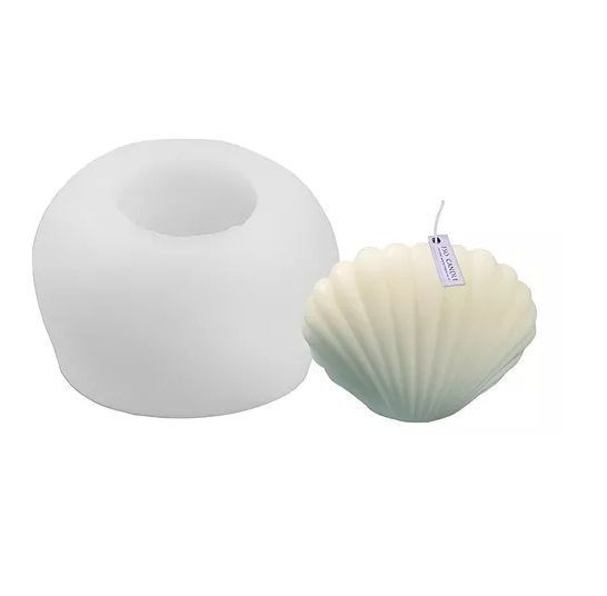 Moldes Para Hacer Velas Pequeñas Molde Jabones Concha De Mar-0