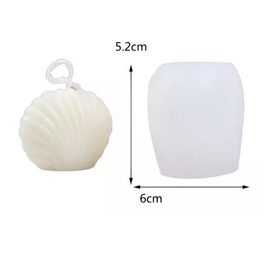 Moldes Para Hacer Velas Pequeñas Molde Jabones Concha De Mar-2