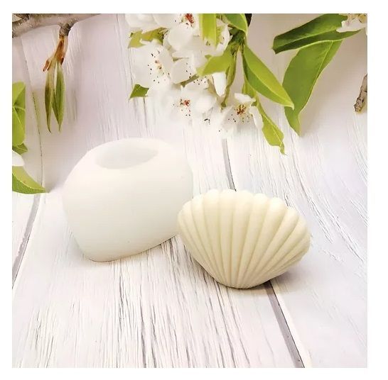 Moldes Para Hacer Velas Pequeñas Molde Jabones Concha De Mar-5