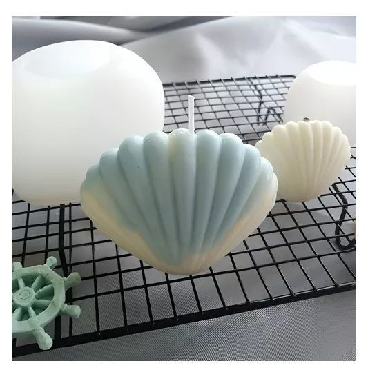 Moldes Para Hacer Velas Pequeñas Molde Jabones Concha De Mar-7
