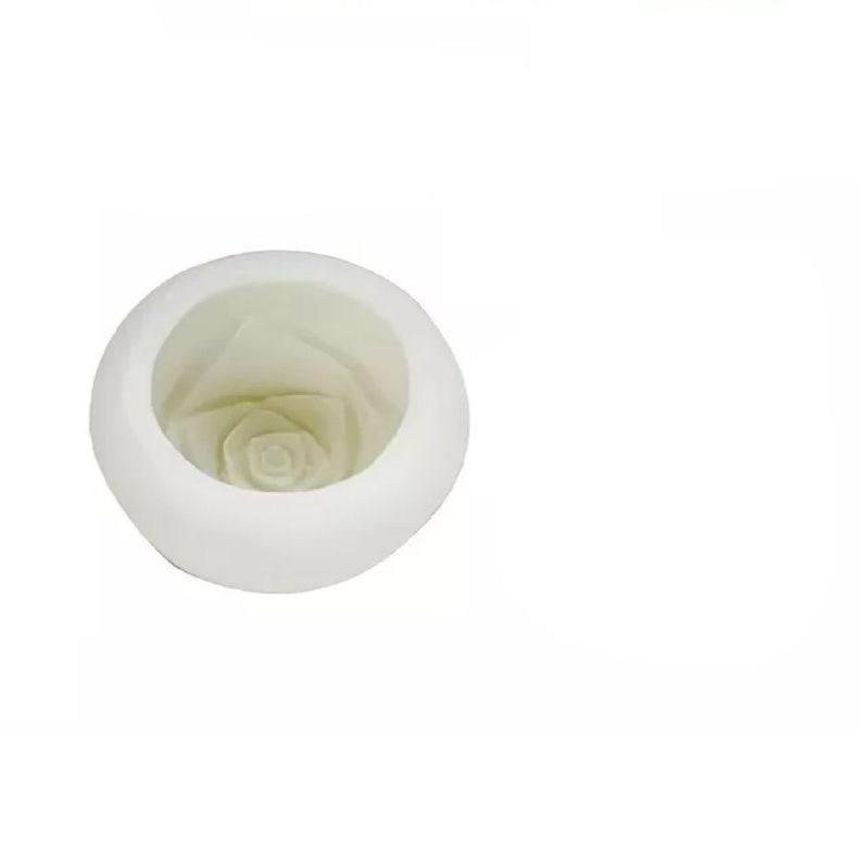 Molde Silicona Moldes Para Hacer Velas Molde Jabones Rosa 3d-0