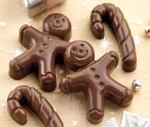 Moldes De Chocolate Molde De Silicona Molde Galleta Navidad -5