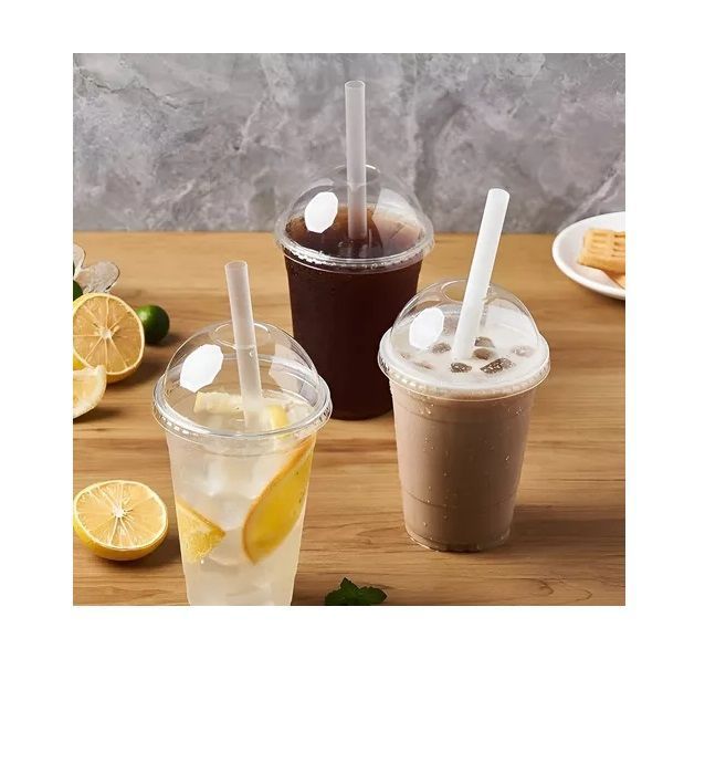 200 Vaso Desechable Plastico Vaso Con Tapa Domo Con Hoyo 16z-5