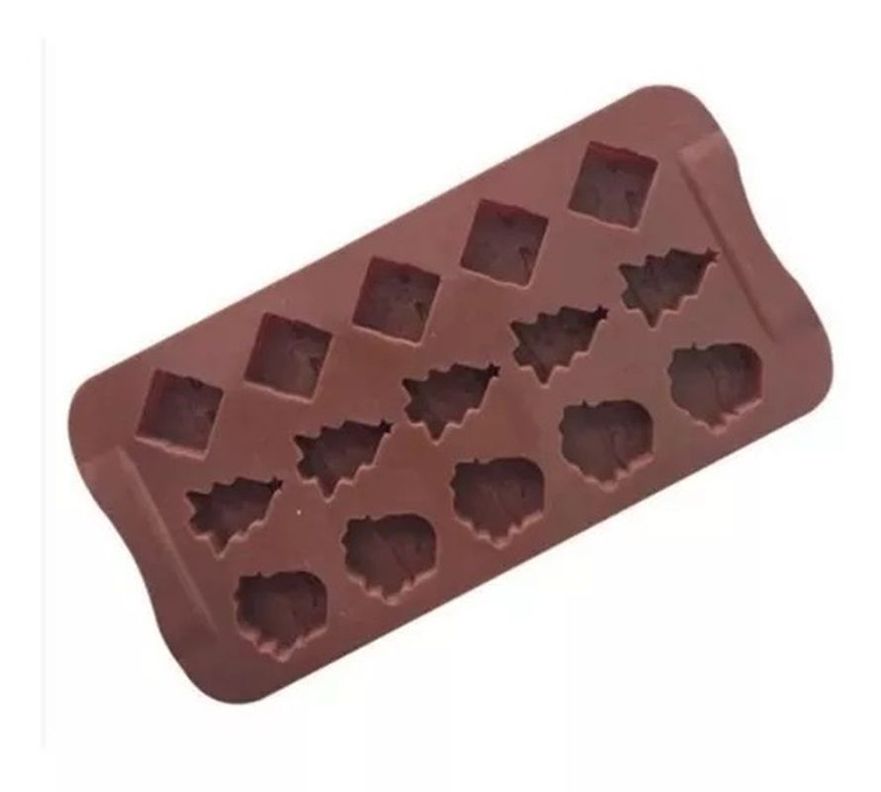 4 Moldes De Chocolate Molde De Silicona Molde De Navidad-2