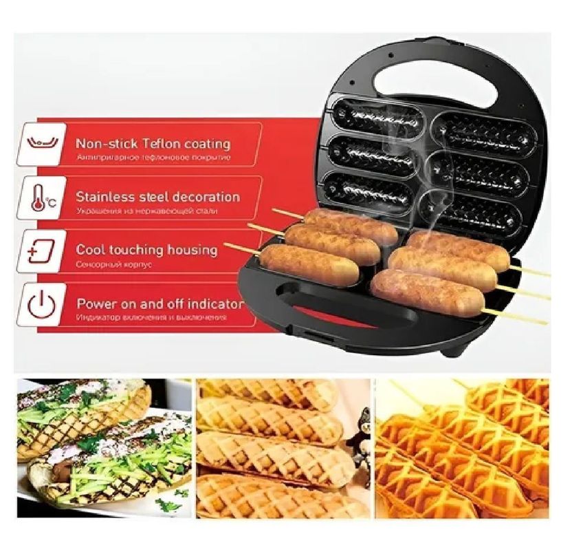 Maquina Doggie Hot Dog Maker Longaniza Completo Yoguis-4