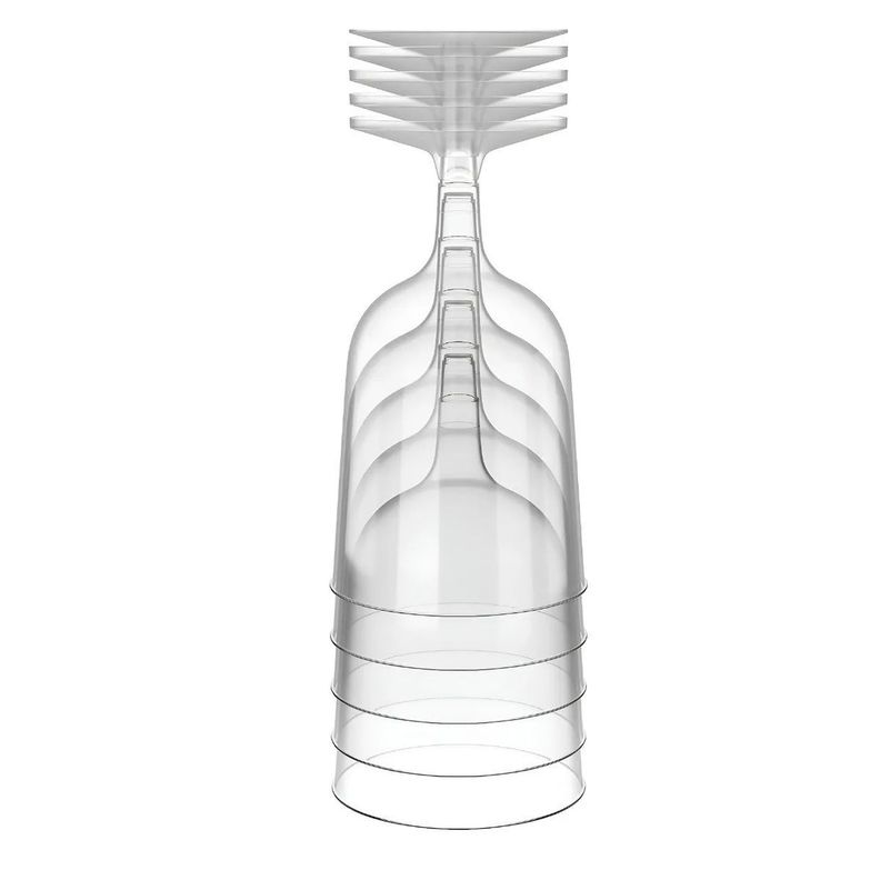 50 Copas De Vino Copa Acrilico Copa Plastico Copas 6oz/177ml Transparente