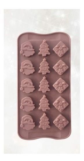 2 Moldes De Chocolate Molde De Silicona Molde De Navidad 0710-2