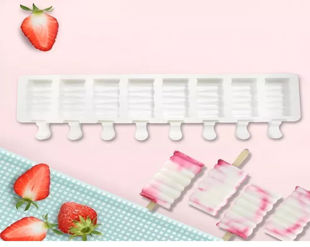 set x2 Moldes De Silicona Para Helados Molde Paletas Helado 8cavid-1
