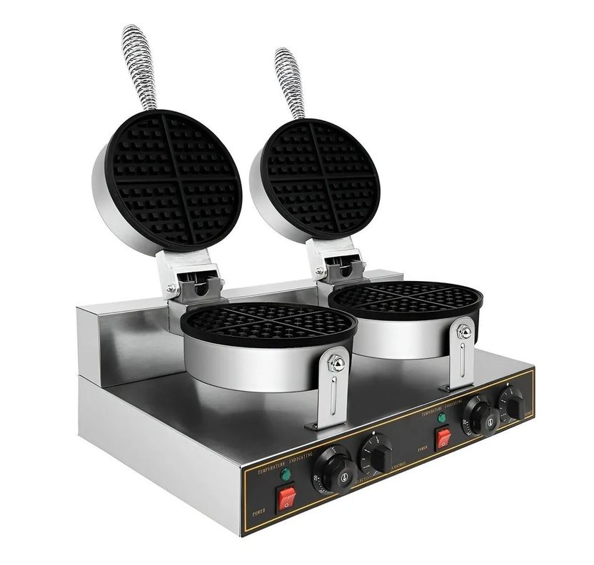 Waflera Doble Maquina Para Waffles Waflera Grande 2400w-0