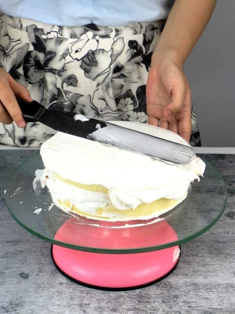 Base Giratoria Tortas Plato Giratorio Base Vidrio 30cm -6