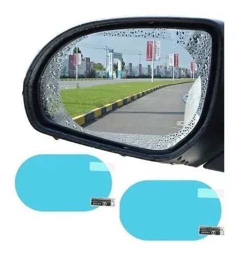 2 Lamina Antiempañante Antiagua Laminas Espejo Retrovisor Autoadhesivo Autos -0