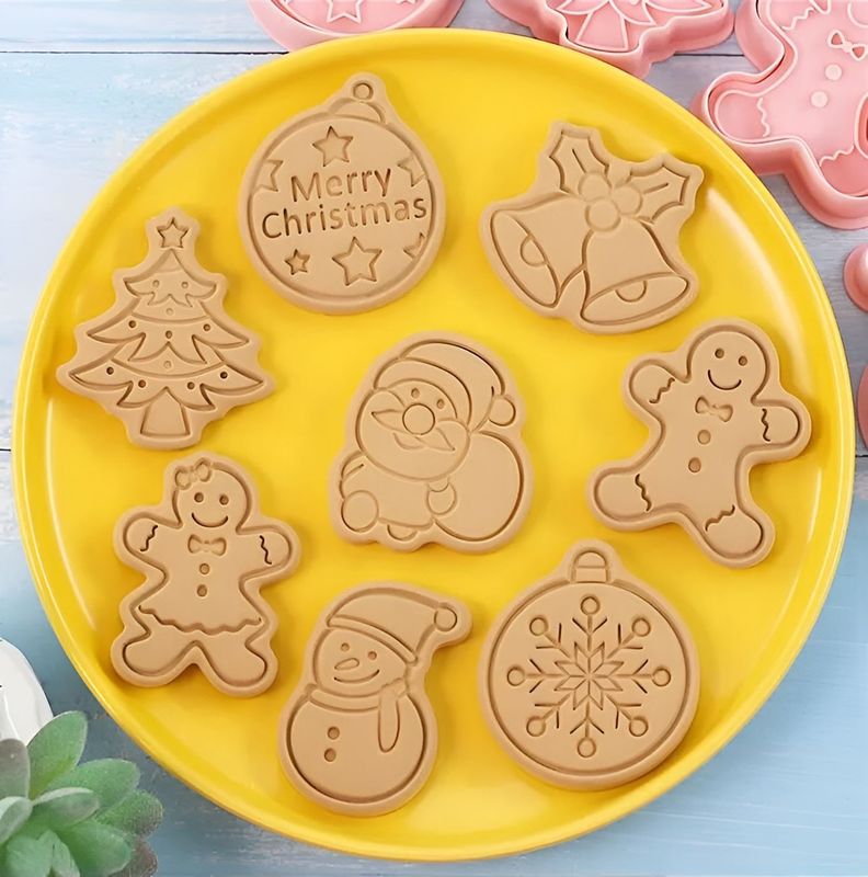 Cortador Galletas 3d Navidad Cortadores De Galletas Navidad-3