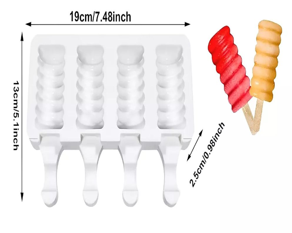 Moldes De Silicona Para Helados Molde Paletas Helado Mini395-2