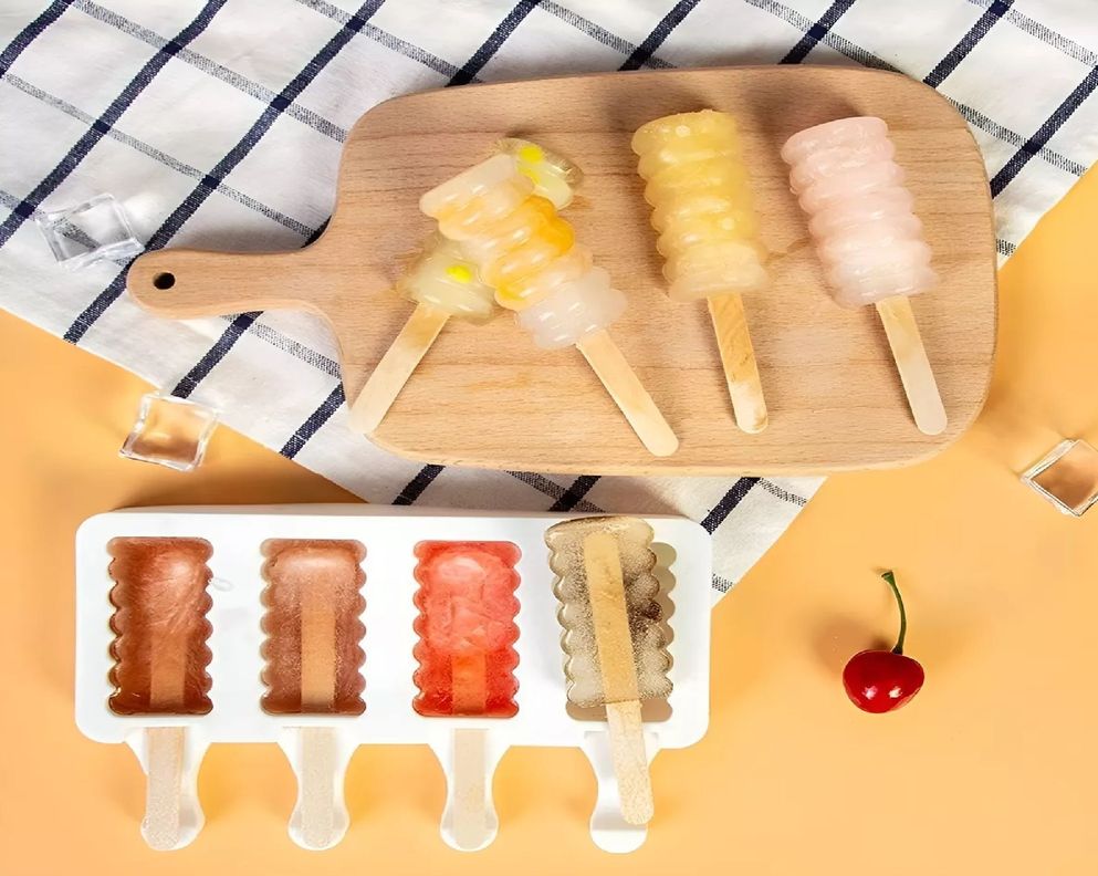 Moldes De Silicona Para Helados Molde Paletas Helado Mini395-3