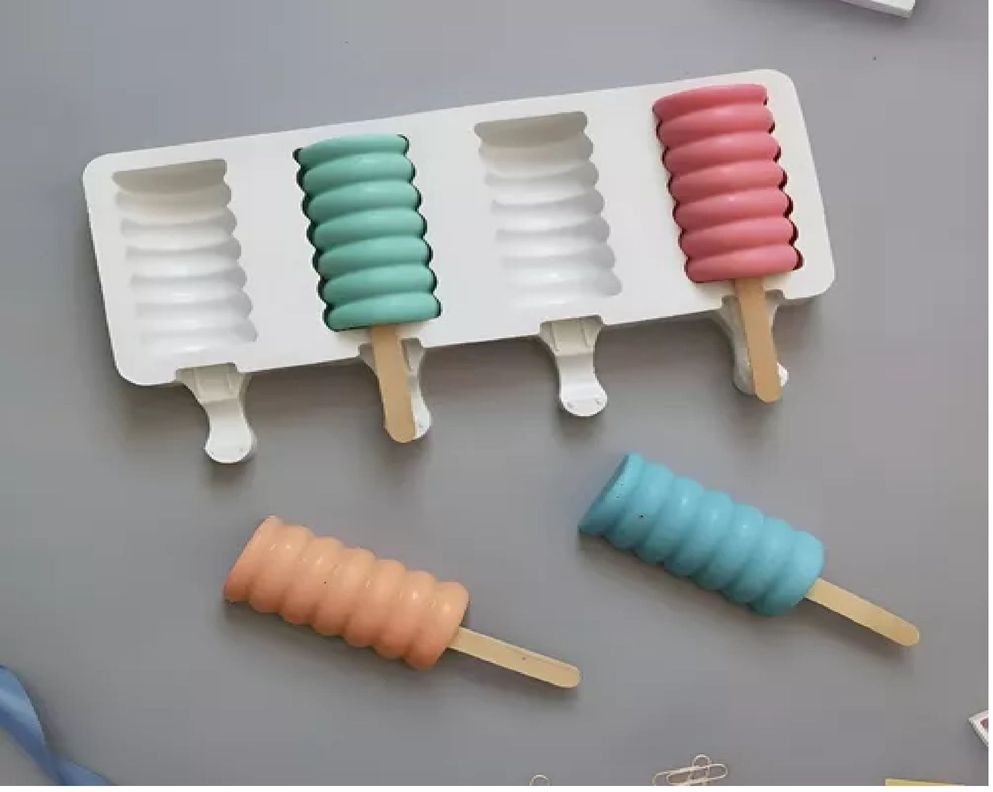 Moldes De Silicona Para Helados Molde Paletas Helado Mini395-5