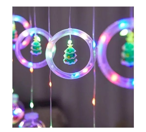 2 Luces Guirnalda Luces Navideñas Cascada Guirnaldas Navidad-4